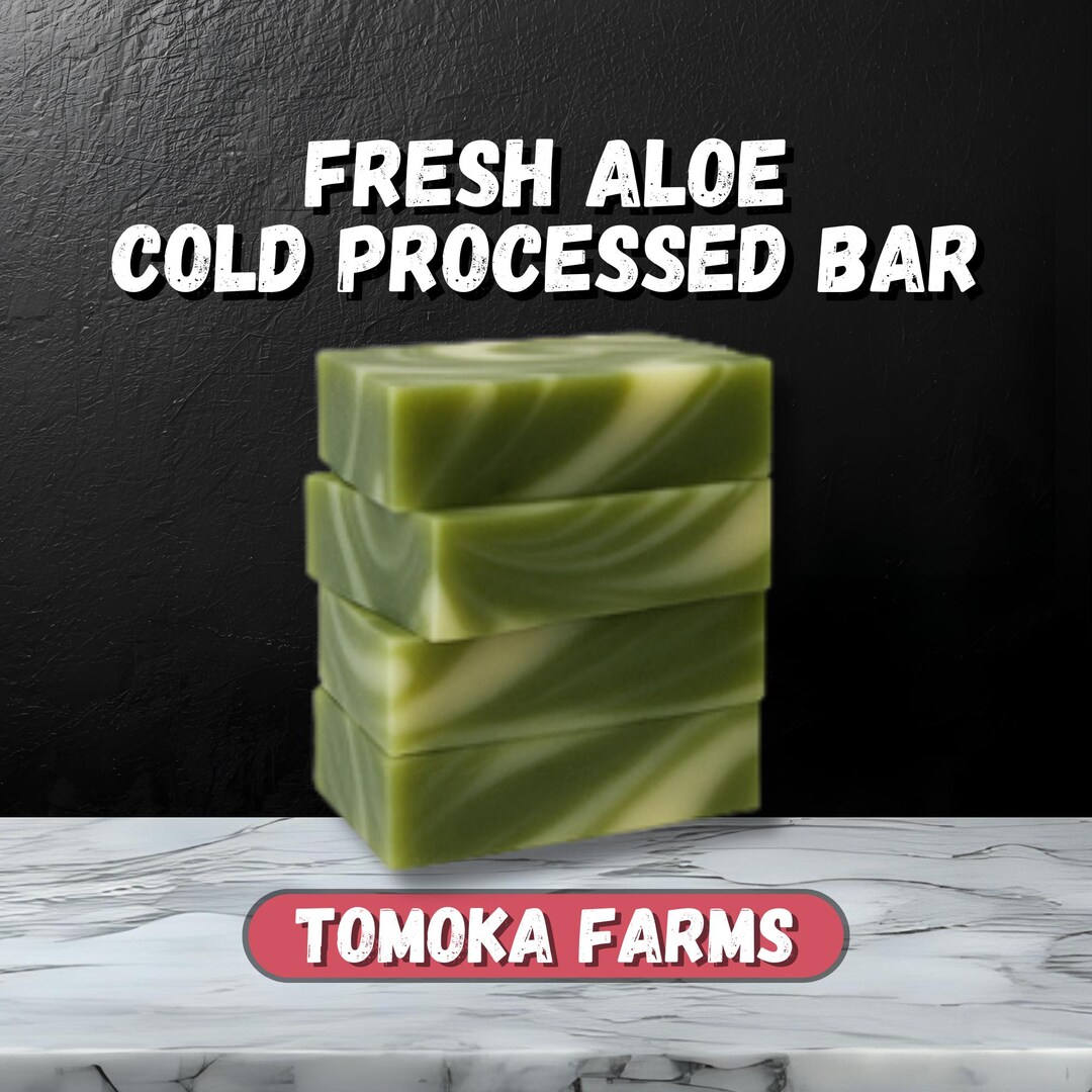 Clean Fresh Aloe Cold Process Soap Bar | Tomoka Farms - Etsy
