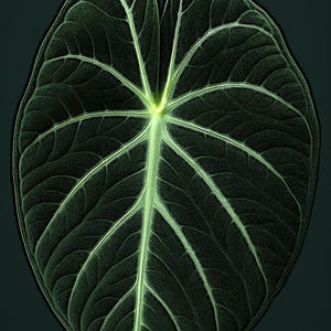 Alocasia Black Velvet reginula Acclimated Tissue Culture Plant - Mini Alocasia - Dark Foliage Aroid