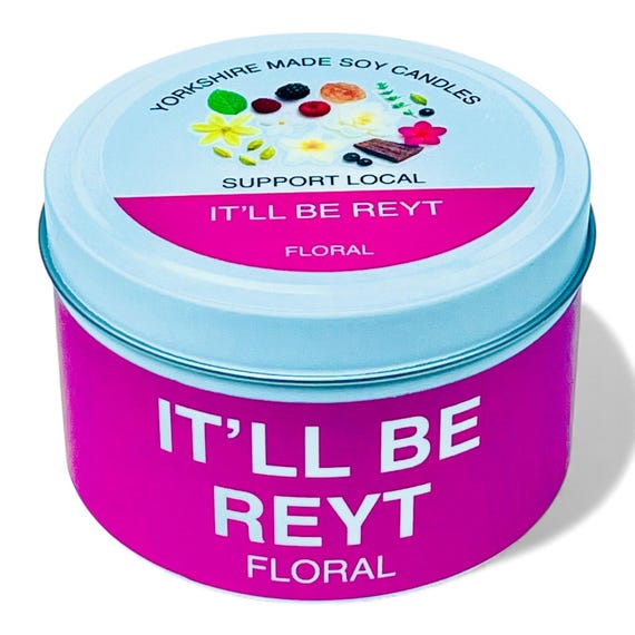 Yorkshire Scented Soy Candle: Gardenia, Plumeria, Ylang Ylang