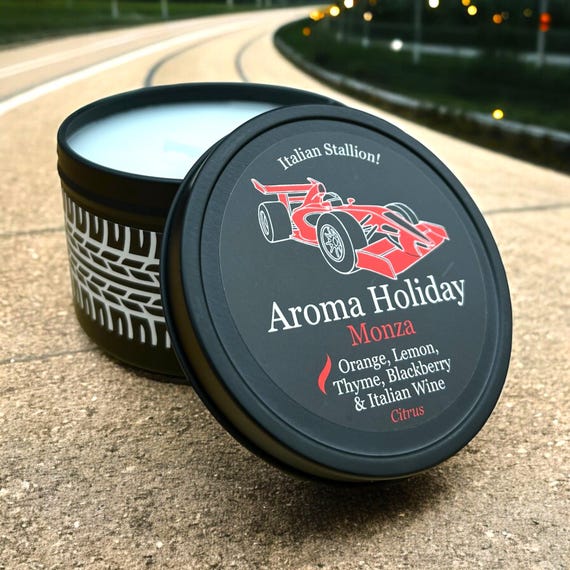 MONZA Italian Stallion Scented Soy Candle: Romantic Italian Wine