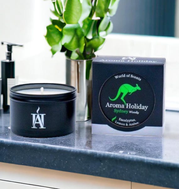 SYDNEY Scented Soy Candle, Australia at Christmas, Christmas Gift