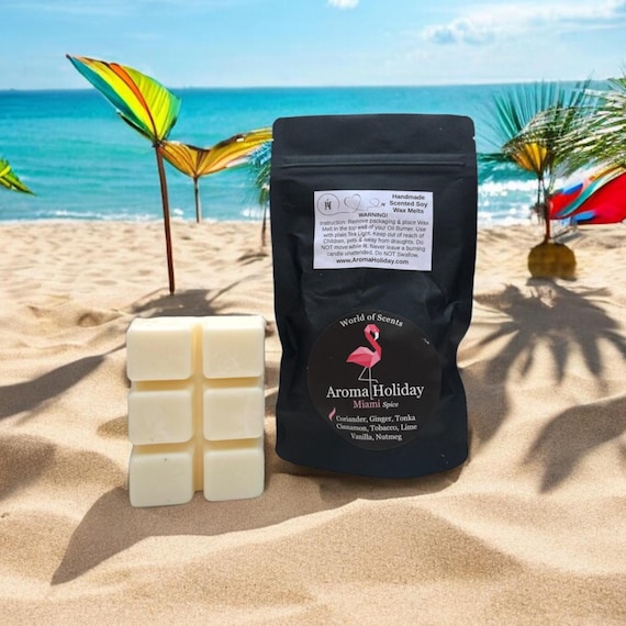 Miami Spice Scented Soy Wax Melts, Hispanic Fragrance, 2-Pack