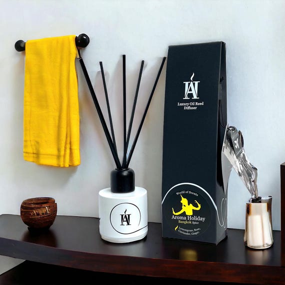 BANGKOK, Thailand Citrus Spice Reed Diffuser: Luxury Home Scent, Long Lasting