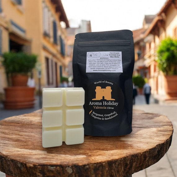 Valencia Citrus Soy Wax Melt: Spanish Zest Home Fragrance
