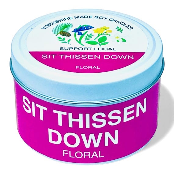 Yorkshire Scented Soy Candle: Pine, Bluebells & Gardenias