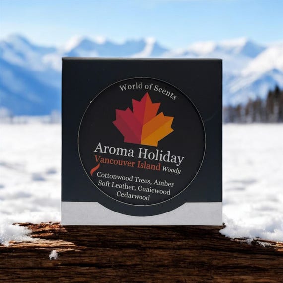 VANCOUVER ISLAND Soy Candle Home Fragrance Gift, Christmas, Anniversary, Travel, Wedding, Honeymoon Gift