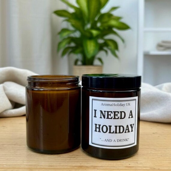Funny Holiday Candle Gift, Fresh Rome Scent, Natural Soy Wax