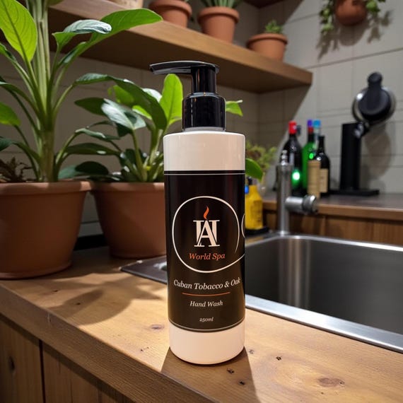 World SPA Himalayan Cedar Jasmine Hand Wash – Vegan Woody Luxury Liquid Soap Cleanser Gift