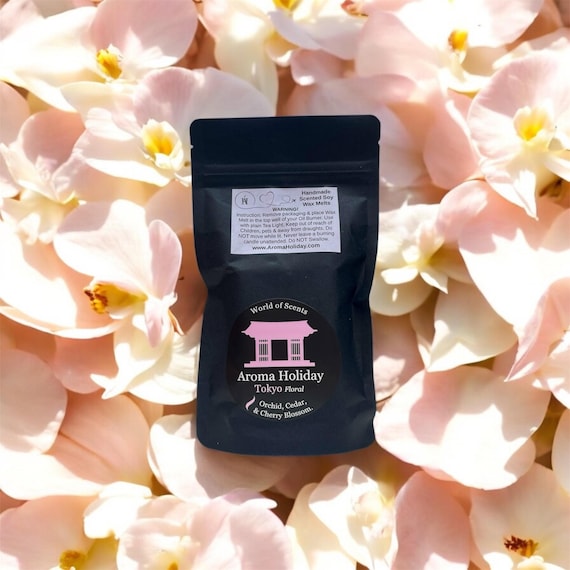 Tokyo Floral Soy Wax Melts: Cherry Blossom & Orchid Scent, 2-Pack