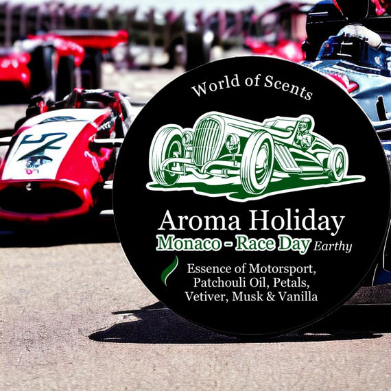 MONACO Scented Soy Candle: Petrol Head, Race Day