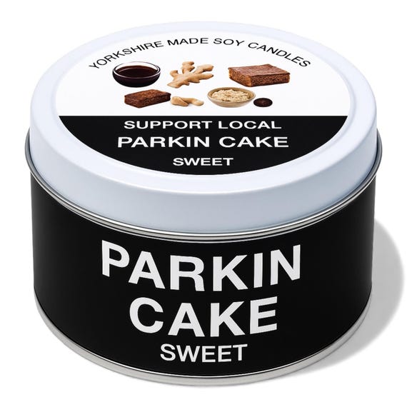Parkin Cake Scented Soy Candle: Caramel, Vanilla, Ginger