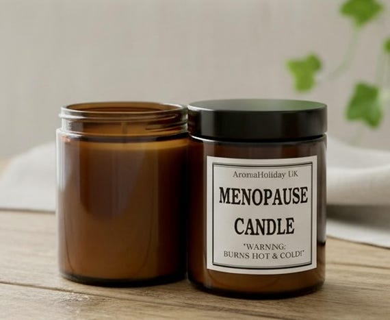 Menopause Candle | Funny Citrus Soy Wax Gift, UK Made