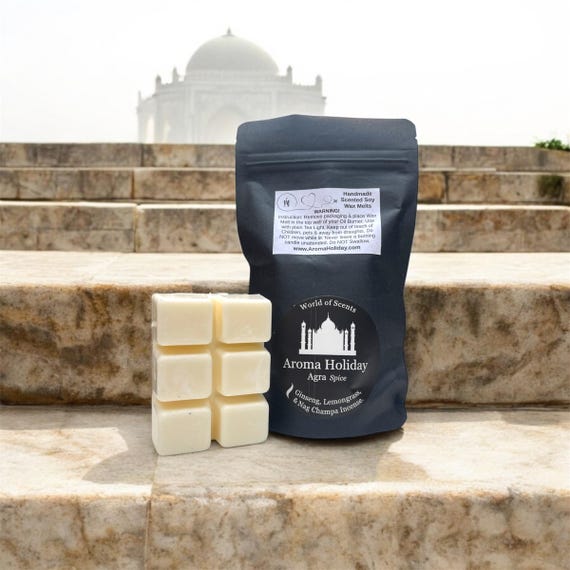 Agra Spice Soy Wax Melts: Lemongrass & Nag Champa Scent