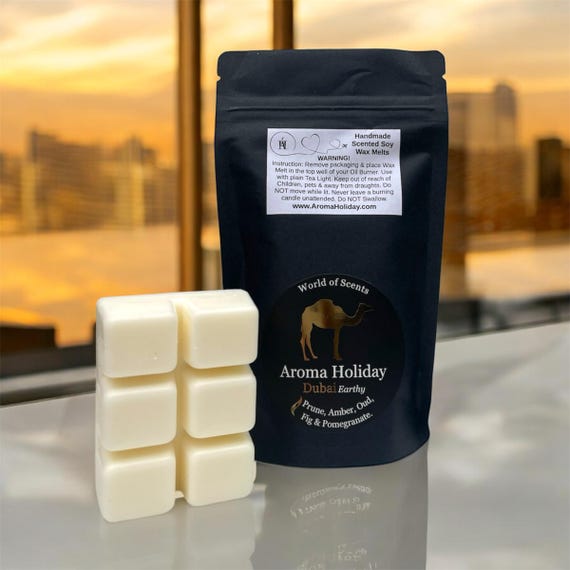 Dubai Scented Soy Wax Melt Refill: Eastern OUD, Prune, Fig