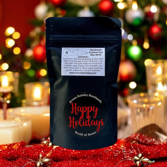 Christmas Morning Scented Soy Wax Melt, Woody Eucalyptus Aroma