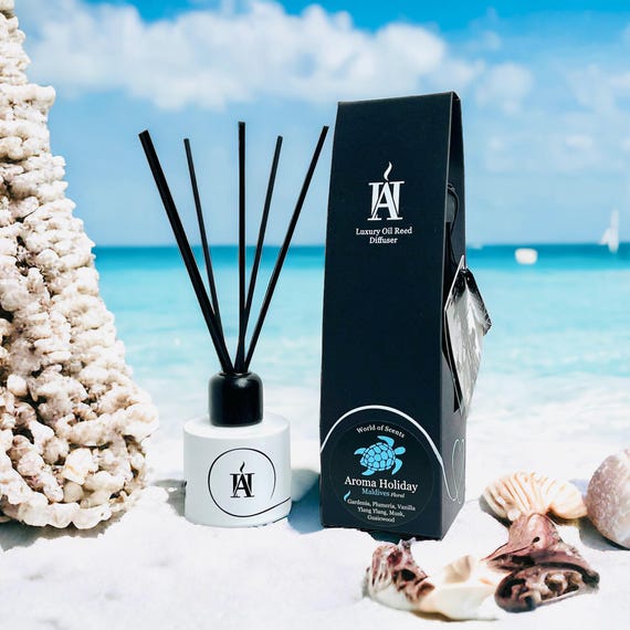MALDIVES Floral Reed Diffuser: Luxury Home Scent, Long Lasting