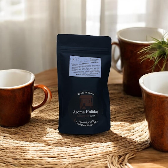 Kingston Scented Soy Wax Melt 2-Pack: Caramel, Vanilla, Ginger Cake
