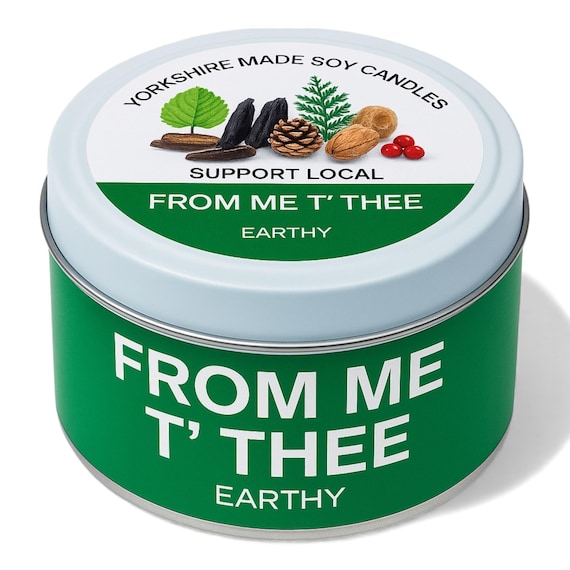 Scented Soy Candle: Frankincense, Myrrh, Jasmine - Yorkshire Home Fragrance