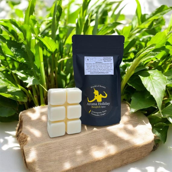 Bangkok Spice Scented Soy Wax Melt: Thai Lemongrass, Ginger