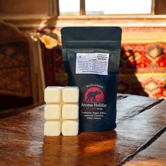 Sri Lanka Scented Soy Wax Melt 2-Pack: Woody Autumn Spice