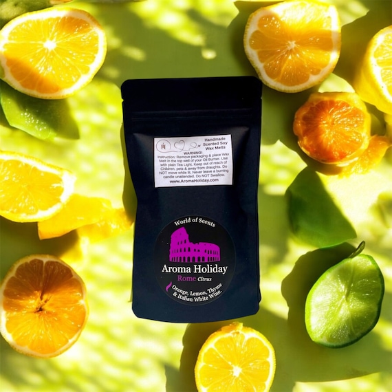 Rome Citrus Scented Soy Wax Melt Refill: Fruity Home Fragrance