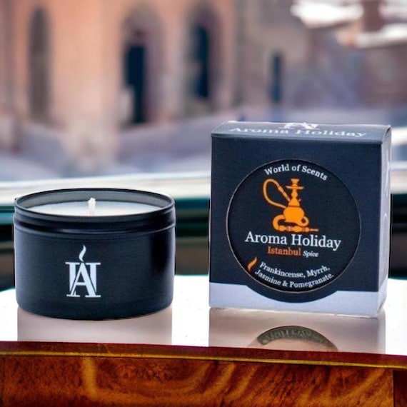 Istanbul Scented Soy Candle: Myrrh, Jasmine & Pomegranate