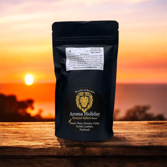 Kenya Safari Wax Melt 2-Pack: Floral Scented Soy Wax Cubes