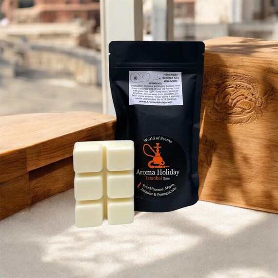 Istanbul Spice Wax Melt 2-Pack: Frankincense, Myrrh & Pomegranate Soy Wax