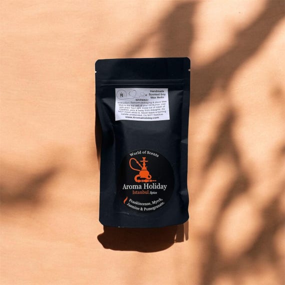 Istanbul Spice Scented Soy Wax Melt: Frankincense, Myrrh & Pomegranate