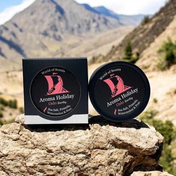 Oslo Scented Soy Candle: Norwegian Fjord Home Fragrance Gift