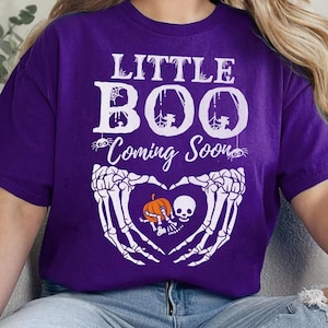 Halloween Pregnancy Shirt | Pregnant Halloween Shirt | Gift for New Mom | Skeleton Halloween Maternity Shirt | Spooky Pregnancy Reveal Shirt