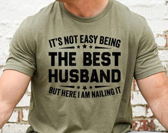 Husband Gift from Wife, New Husband Birthday Gift for Him, Best Husband T-Shirt, Newly Married Shirt for Husband Anniversary Gifts