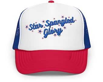 Star-Spangled Trucker Hat: 4th of July Patriotic Cap