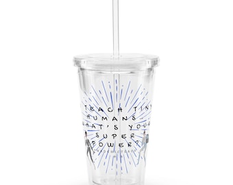 I Teach Tiny Humans-beker: grappig cadeau voor leraarwaardering