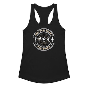 ¿Estás listo para esta camiseta de tirantes ajustada con espalda cruzada para bailarines, camiseta de práctica de baile, ropa de baile atrevida, atuendo de baile hip hop?