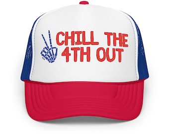 4th of Jully Trucker Cap: Retro USA Cap