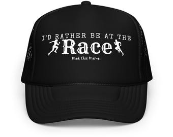 Gorra de camionero "Prefiero estar corriendo", gorra para correr, gorra snapback para corredores, regalo divertido para corredores, gorra para el día de la carrera.