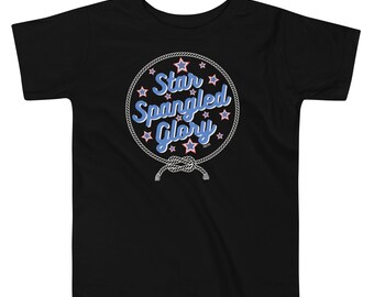 Star Spangled Toddler T-Shirt: 4th of July Patriotic Tee