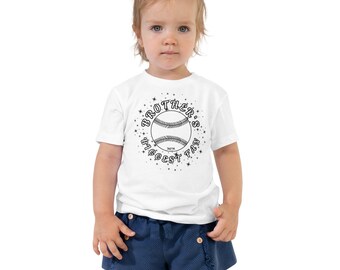 T-shirt pour tout-petit frère le plus grand fan de baseball, chemise pour frère et sœur pour le jour du match