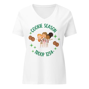 Cookie Season Girl Scout Women’s relaxed v-neck t-shirt
