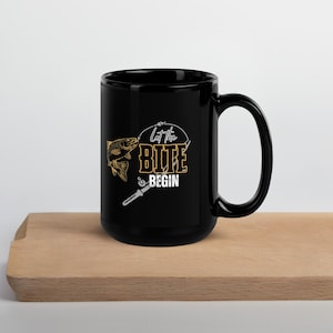 Tazza da pesca "Let the Bite Begin" - Divertente tazza da caffè per la festa del papà