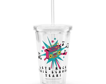 Teacher Appreciation Tumbler: Back to School Gift, 16 oz Acrylic Cup