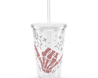 Tired as a Mother Tumbler: Funny Mom Coffee Cup with Lid & Straw