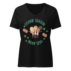 Cookie Season Girl Scout Women’s relaxed v-neck t-shirt