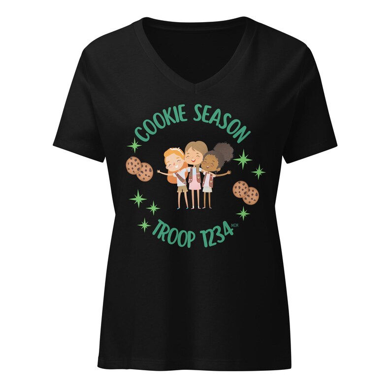 Cookie Season Girl Scout Women’s relaxed v-neck t-shirt