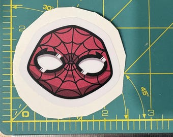 Waterproof Vinyl Sticker — Spider-Man (approx 2.25" - 2.5") for Laptop & Water Bottle