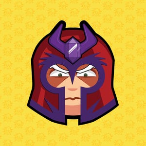 Magneto 3&quot; Marvel-Inspired Sticker