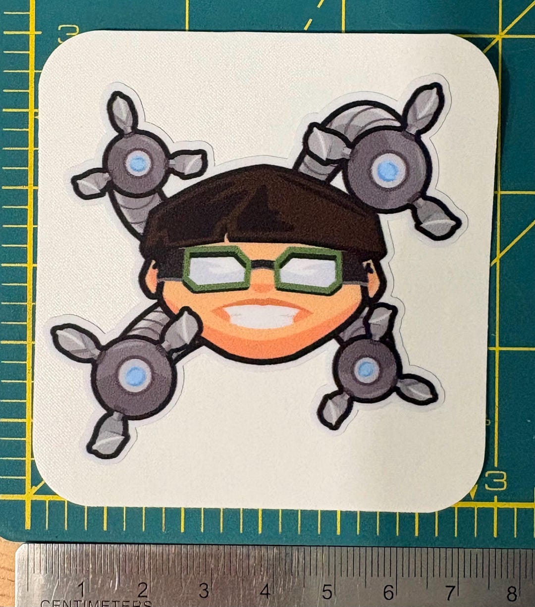 Doc Ock Sticker Waterproof Vinyl Sticker — Doctor Octopus, Doc Ock (approx 2.25