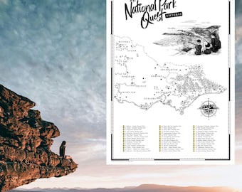 The Victoria National Park Quest | Scratch Map | Australia