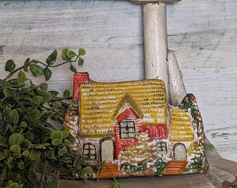 Vintage Hansel and Gretel Ceramic Cottage, Made in Japan